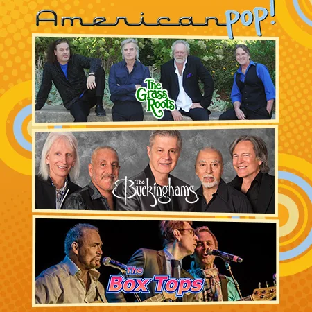 American Pop: The Grass Roots, The Buckinghams, & The Box Tops | Blue Gate Theatre | Shipshewana, Indiana